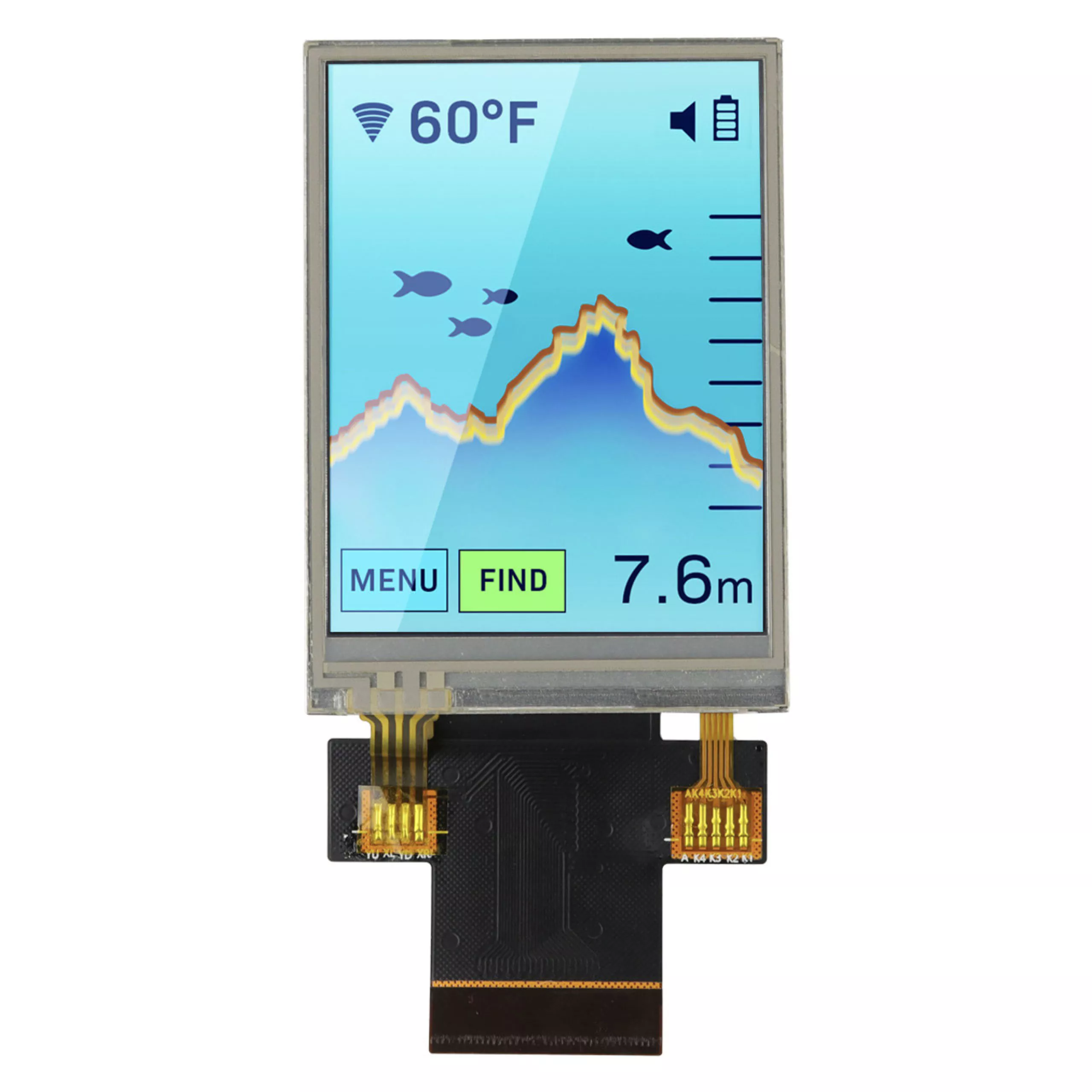 2.6 инчов резистивен TOCK IPS TFT модул