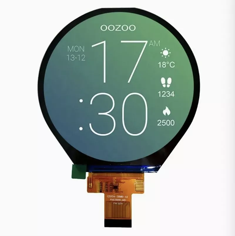3.4 инча 800x800 кръг IPS TFT модул
