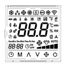 VA отрицателен LCD модул