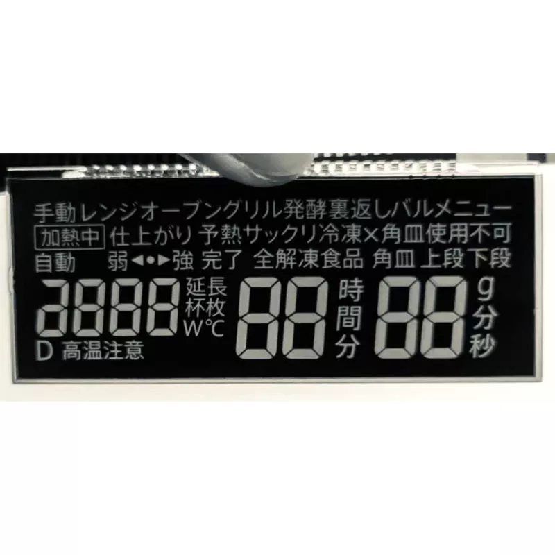 VA сегмент LCD модул